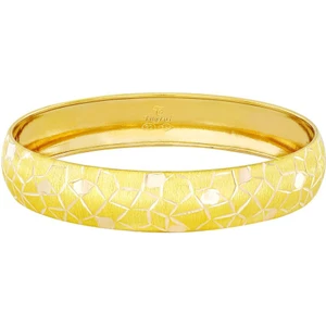 T51 Tuğrul Altın 12 gr(gram) 12 mm 22 Ayar İşçiliksiz Şarnelli Bilezik TB0012-112