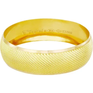 T51 Tuğrul Altın 20 Gr(Gram) 18 mm 22 Ayar Işçiliksiz Bilezik TBC0202-3
