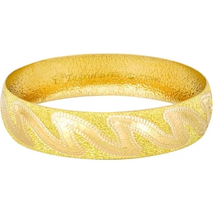 T51 Tuğrul Altın 18 gr(gram) 15 mm 22 Ayar İşçiliksiz Bilezik TBC00018-1