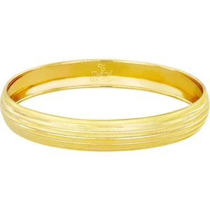 T51 Tuğrul Altın 10 gr(gram) 10 mm 22 Ayar İşçiliksiz Şarnelli Bilezik TBC010-1