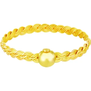 T51 Tuğrul Altın 22 Gr(Gram) Karpuz Kilit İşçiliksiz Bilezik