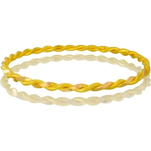 T51 Tuğrul Altın 35 Gr(Gram) 22 Ayar Işçiliksiz Paftalı Burma Bilezik