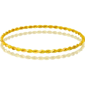 T51 Tuğrul Altın 10 gr(gram) 22 Ayar İşçiliksiz  Paftalı Burma Bilezik