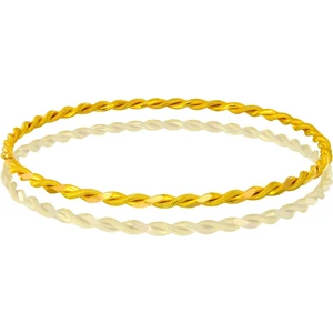 T51 Tuğrul Altın 16 gr(gram) 22 Ayar İşçiliksiz  Paftalı Burma Bilezik