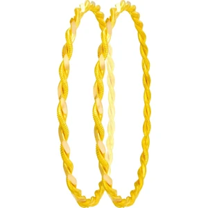 T51 Tuğrul Altın 20 (2*10)Gr(Gram) 22 Ayar Işçiliksiz Paftalı Burma Bilezik