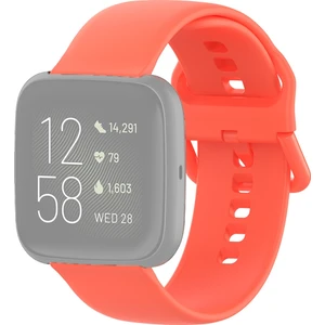 Fitbit Versa 2 / Versa / Versa Lite / Blaze Için 23MM Renkli Toka Silikon Bilek Kayışı Watch Band, Boyut: L