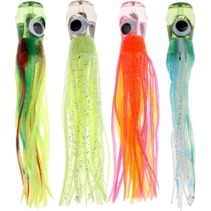 4x Balıkçılık Cazibesi Ahtapot Kalamar Marlin Trolling Lure Jet Tuzlu Su Lures(Yurt Dışından)