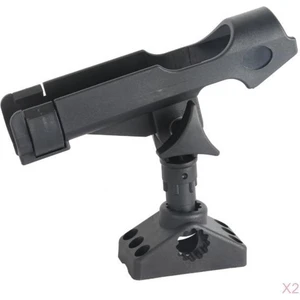 Sal Tekne Olta Tutucu Dinlenme Standı Ayarlanabilir Kutup Braketi Raf Siyah