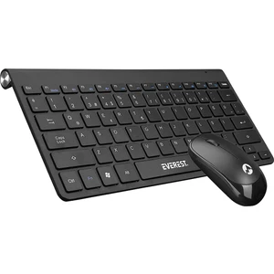 KB-BT72 Elite Black Metalik Ultra İnce Kablosuz Q Klavye + Mouse Set