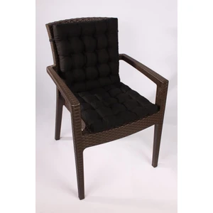 Altınpamuk Lux Pofidik Rattan Lotus Sandalye Minderi 43 x 93 cm. Siyah