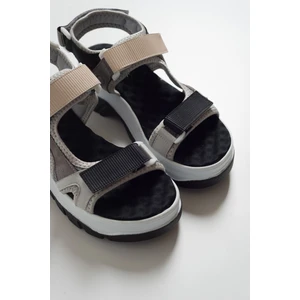 4740 Buz Siyah Multı  Kadın Sandalet