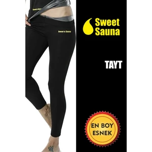 Sweet Sauna Yeni Moda Uzun Tayt Unisex Sweet Sauna Termal Siyah