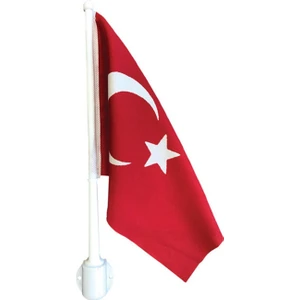 Bot Bayrak Direği Plastik 35 cm Bayraklı