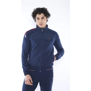 Erkek Spor Slimfit Kalıp, Dik Yaka, Lastik Paça, 4 Cepli,4 Mevsim  Royal Eşofman Takımı - 6733