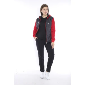 Kadın Spor Kırmızı Eşofman Takımı - 6680