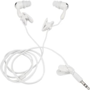 Evrensel Kulak Su Geçirmez Ipx8 Stereo Yüzme Kulaklık ve Kulakiçi Beyaz