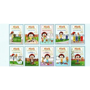 1. Sınıf Hikaye Kitabı Set 10 Kitap Püskül Geri Dönüşümü Anlatıyor Gizemli Bahçe