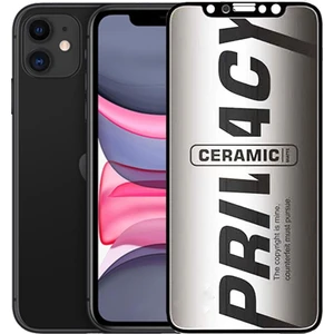 Apple iphone 13 Pro Max Hayalet Mat Seramik Kırılmaz Ekran Koruyucu Cam Gizlilik Filtreli Matte
