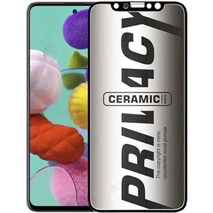 Xiaomi Poco X3 Pro Hayalet Mat Seramik Kırılmaz Ekran Koruyucu Cam Gizlilik Filtreli Matte