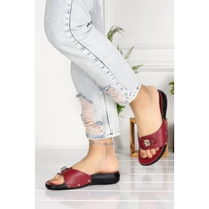 Trendyhose Claster 702 Günlük Topuk Jel Cırtlı Kadın Terlik