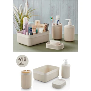 Alesta 4'lü Akrilik Banyo Seti