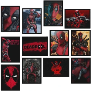 Hero Tasarım Deadpool 12 Parça Mdf TABLOZLLTB323