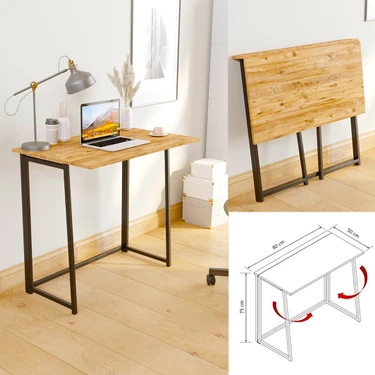 Yüceer Home WorkPro Katlanır Çalışma Masası Bilgisayar Masası Çizim