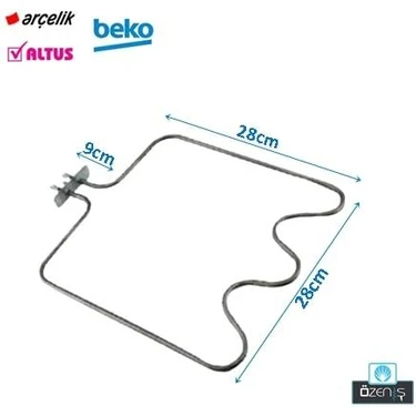Balçık Arçelik-Beko-Altus-Simfer-Üst Fırın Rezistansı 1200