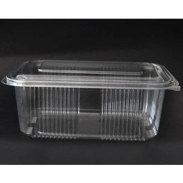 Şahin Ambalaj Plastik Sızdırmaz Kap 1000 gr cc Kullan At Tek Kullanımlık Plastik Kapaklı Kase 25