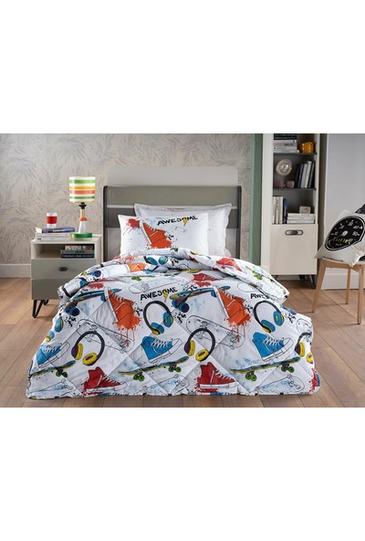 Doqu Home Awesome Comforter Tek Kişilik Uyku Seti