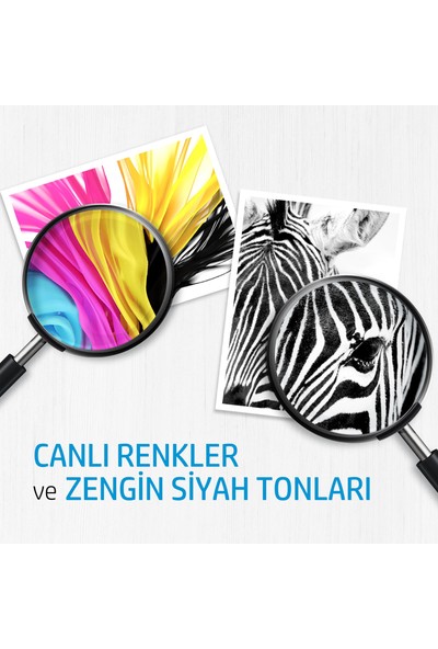HP 652 Renkli Mürekkep Kartuşu F6V24AE