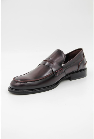 Carfier 0116 Erkek Klasik Ayakkabı - Bordo
