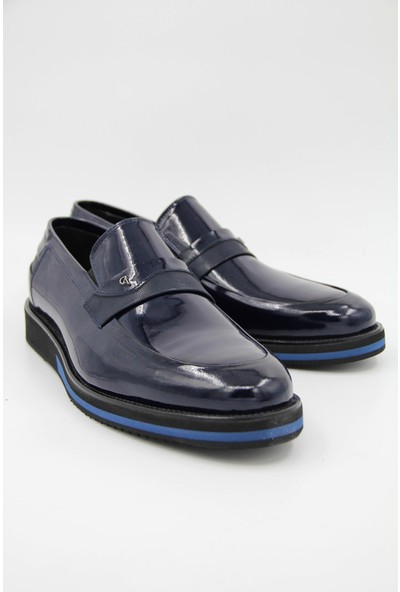 Carfier 0035 Erkek Klasik Ayakkabı - Lacivert