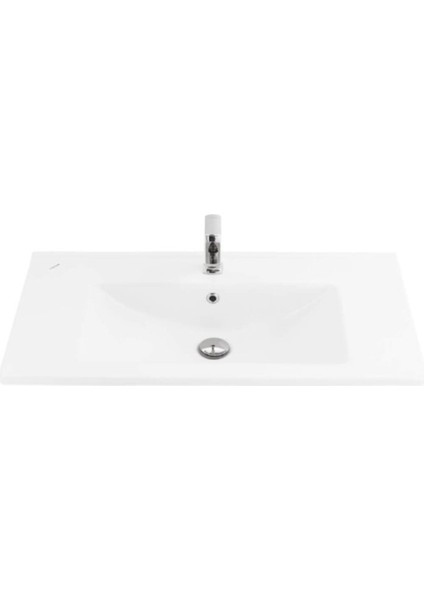 SU055 Su Etajerli Dolap Uyumlu Lavabo 55 cm