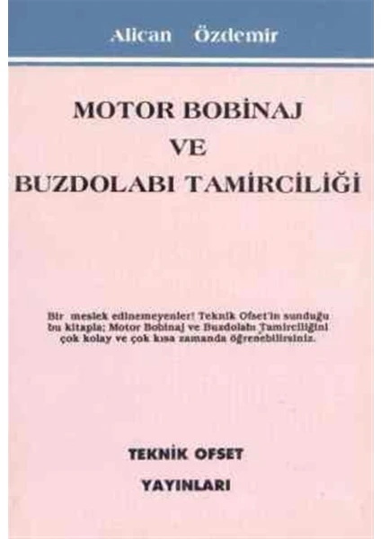 Kişisel Yayınlar Motor Bobinaj ve Buzdolabı Tamirciliği - Alican Özdemir