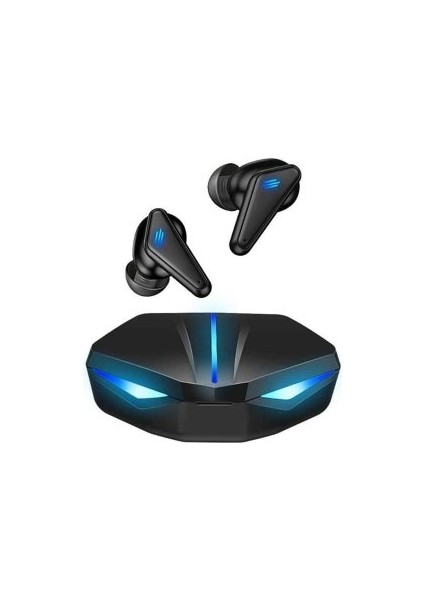 K-55 LED Işıklı Mikrofonlu Kulak Içi Kablosuz Bluetooth 5.0 Gaming Kulaklık