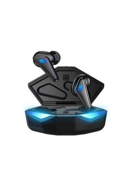 K-55 LED Işıklı Mikrofonlu Kulak Içi Kablosuz Bluetooth 5.0 Gaming Kulaklık