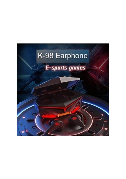 K-98 LED Işıklı Kulakiçi Kablosuz Bluetooth 5.0 Gaming Kulaklık (45 Ms)