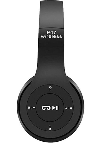 P47 Bluetooth 5.0+Edr Katlanabilir Kablosuz Kulaküstü Bt Kulaklık