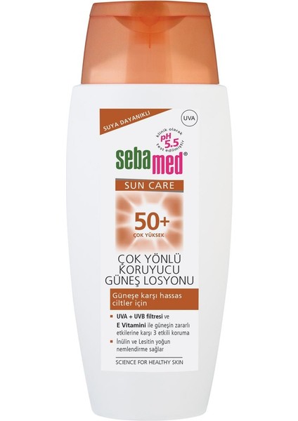 Spf 50 Çok Yönlü Koruyucu Güneş Losyonu 150 ml