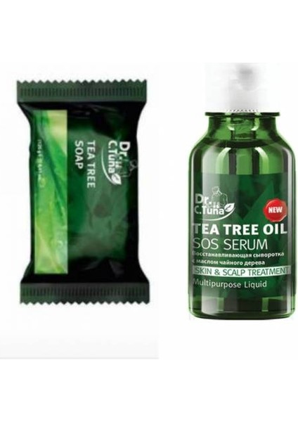 Çay Ağacı Sos Serum 10 ml + Çay Ağacı Sabunu 125 gr Seti