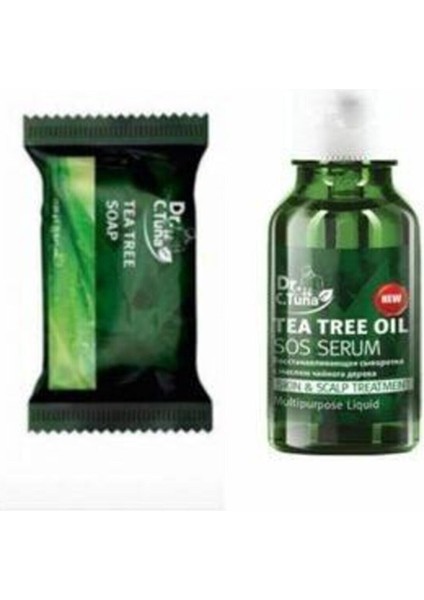 Çay Ağacı Sos Serum 10 ml + Çay Ağacı Sabunu 125 gr Seti