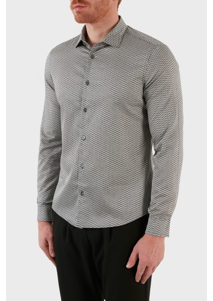 Pamuklu Slim Fit Gömlek Erkek Gömlek 6K1C65 1nzez F015 fiyatları