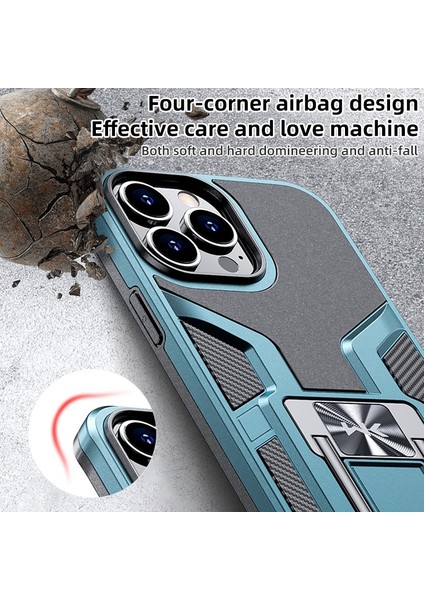 WTP-013 Pc + Tpu Telefon Kılıfı Için iphone 13 Malakit Yeşil modelleri