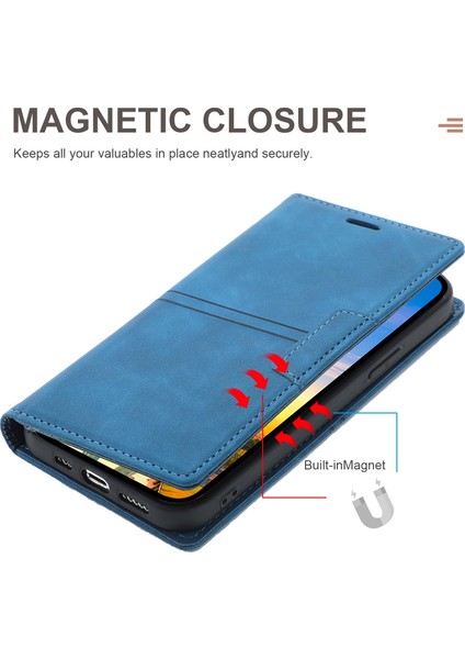 Rüya Manyetik Deri Kılıf iphone 11 Pro Mavi modelleri