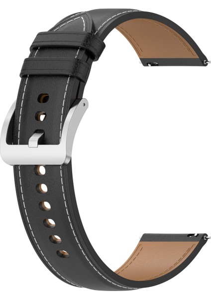 Samsung Galaxy Watch 46Mm Için Buzağı Dokusu Kayış Kırmızı (Yurt Dışından)