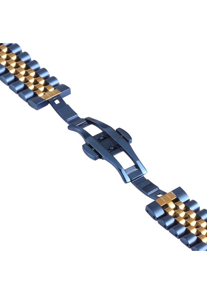 Samsung Galaxy Watch4 Için Paslanmaz Çelik Kayış 40Mm/44Mm Mavi Altın (Yurt Dışından) fırsatları