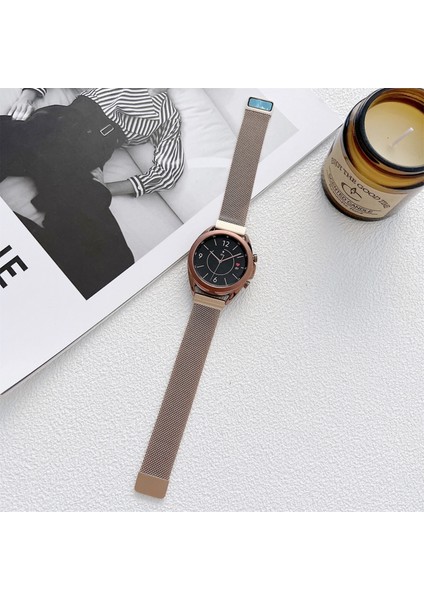 20Mm Milan Çelik Kayış Altın Gül (Yurt Dışından)