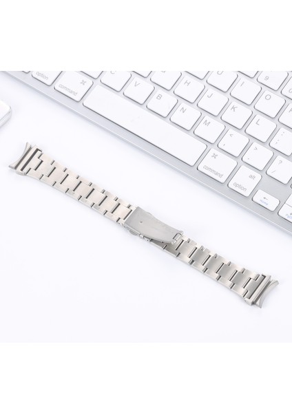 Samsung Galaxy Watch4 Için Üç Boncuklu Çelik Kayış 40Mm / 44Mm Gümüş Rengi (Yurt Dışından) fiyatları