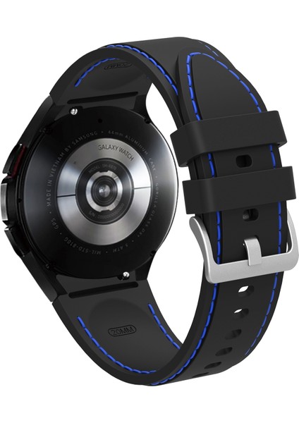 Samsung Galaxy Watch4 / Watch4 Classic Için Silikon Kayış Siyah Mavi (Yurt Dışından) indirimleri